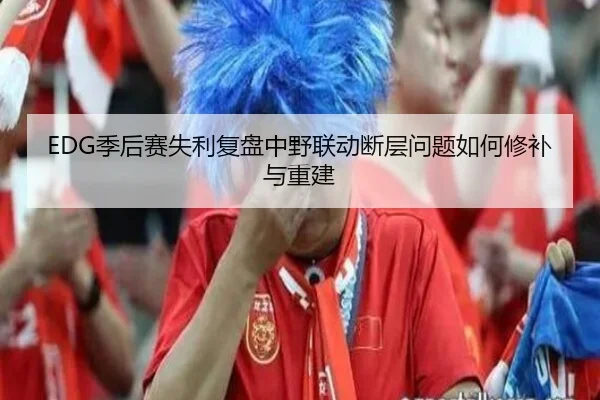 EDG季后赛失利复盘中野联动断层问题如何修补与重建
